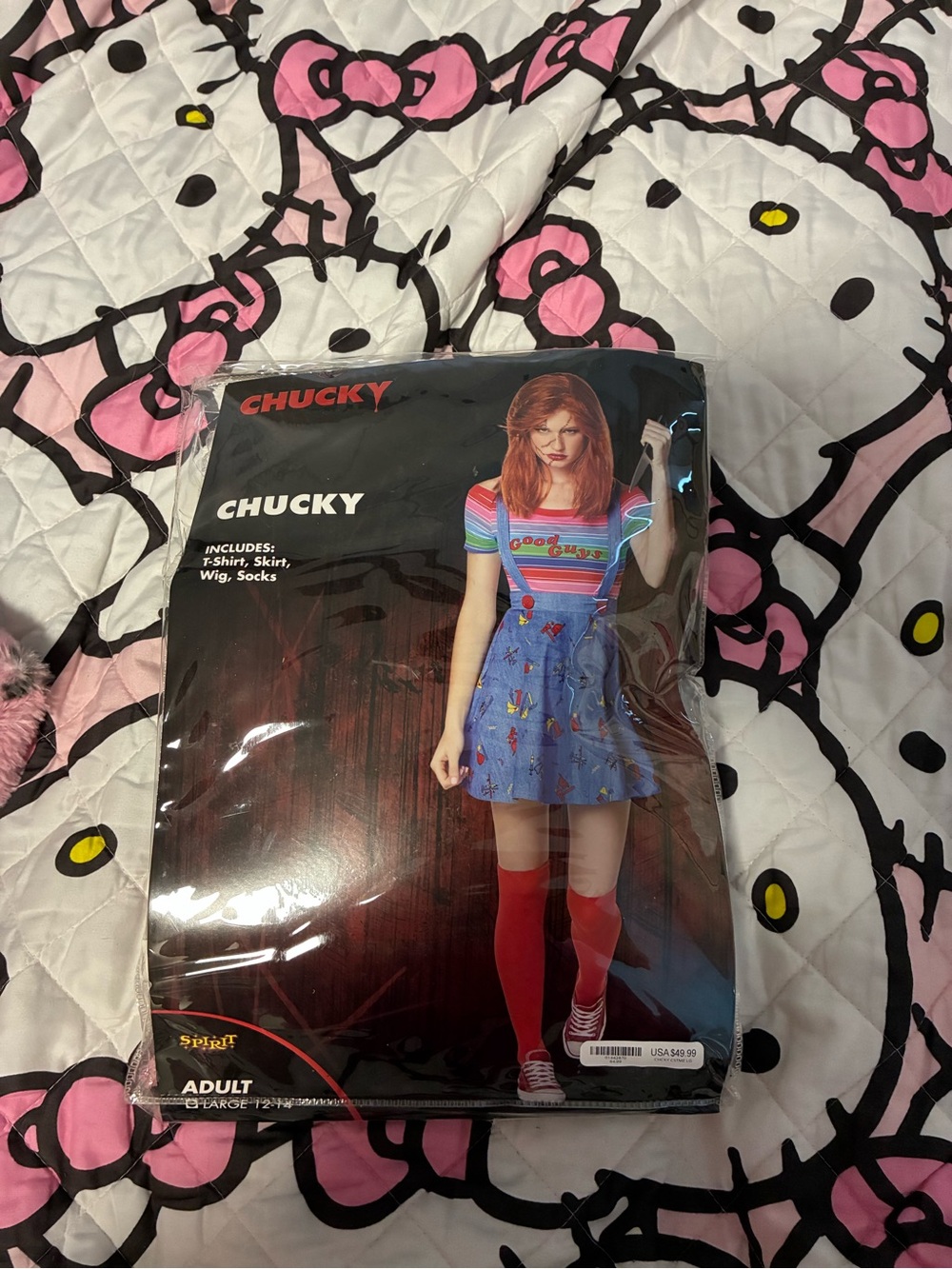 Spirit Women’s Red & Blue Striped Costume Dress